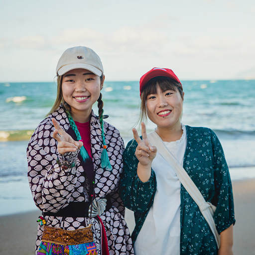 Seasonal workers enjoying Bowen